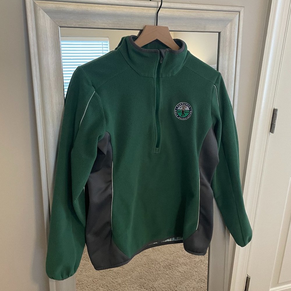 Columbia Women's Green Carolinas Golf Association Pullover Jacket Size Medium